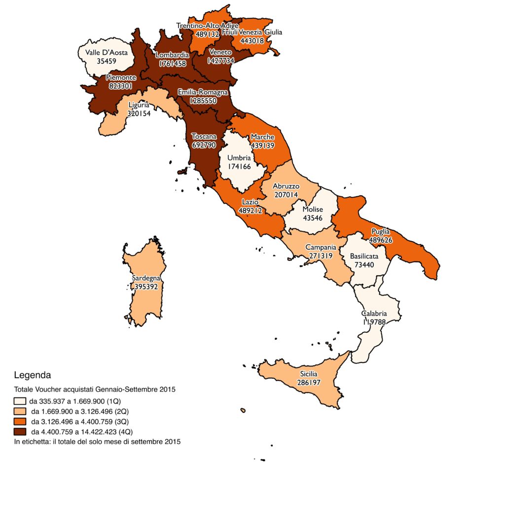 Fonte: elaborazione www.gdeangelis.eu su dati INPS