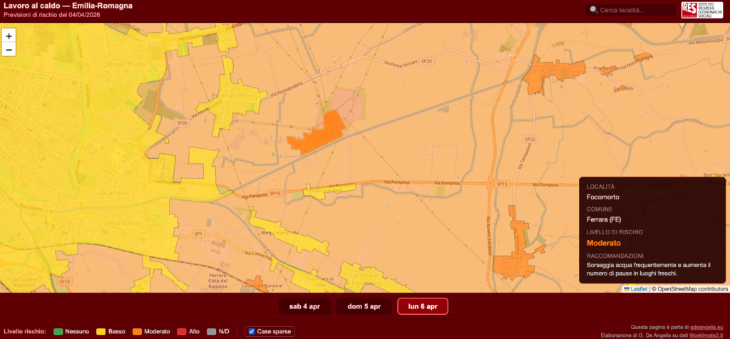 Stessa mappa con anche le case sparse visualizzate